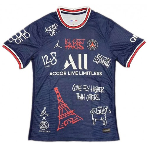 Paris Saint-Germain Graffiti Dres Domaći 2021/2022 Kratkih Rukava Paris Saint-Germain Graffiti Dres Domaći 2021/2022 Kratkih Rukava